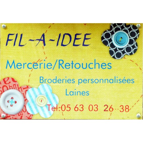 Détails : Mercerie FIL A IDEE Caussade, mercerie, boutique de laines et broderies à Caussade